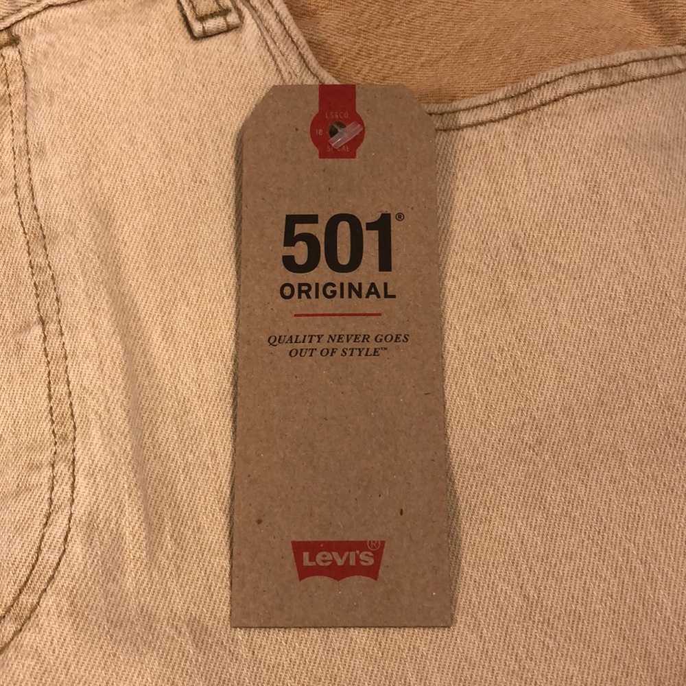 NWT Men’s Levi’s Tri-Colored Straight Jeans - Picture 3 of 7